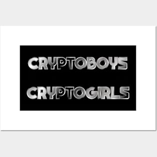 Cryptoboys and Cryptogirls Posters and Art